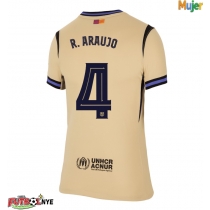 Camiseta Barcelona Ronald Araujo #4 Visitante Equipación para mujer 2025-26 manga corta